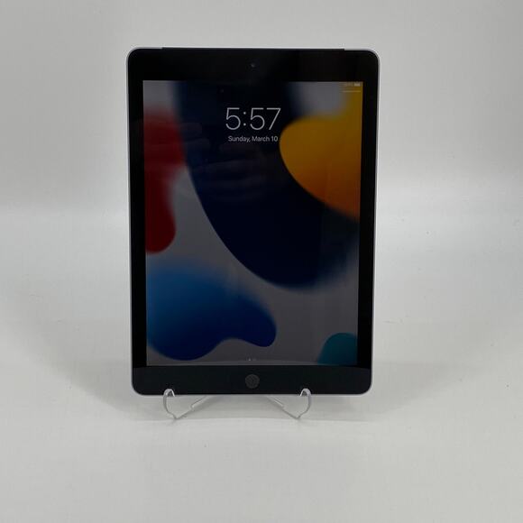 Apple iPad (6th Generation) – 32GB, Wi-Fi + Cellular – Space Gray - Picture 1 of 4